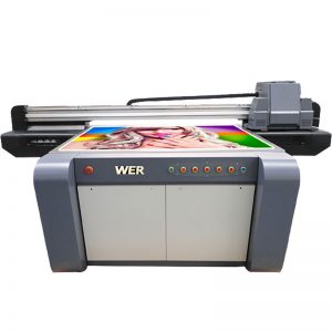 3D effect UV flatbed printer, keramika printer, tile printing machine sa china WER-EF1310UV