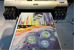 Canvas sample mula sa A2 UV Printer WER-EH4880UV