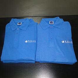 Polo shirt customized printing sample sa pamamagitan ng A3 t-shirt printer WER-E2000T