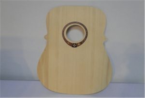 Wood guitar sample mula sa A2 size uv printer WER-DD4290UV