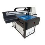 Pinakamahusay na presyo 3d A3 digital tela vinyl ceramic tile UV humantong flatbed Printer na may 8 kulay WER-ED6090UV